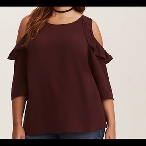 Cold Shoulder Blouse